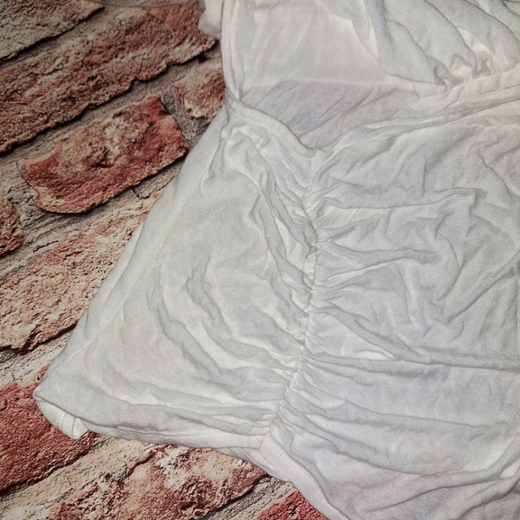 BCBGMaxAzria One-Shoulder Top - White - Picture 6 of 16